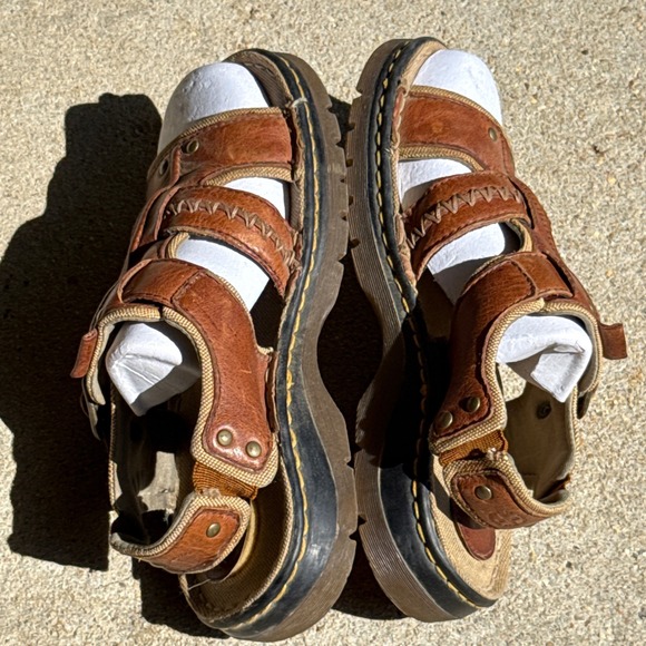 Dr. Martens Vintage Brown Leather Fisherman Sandals AirWair Chunky Gorpcore 7 main image 5
